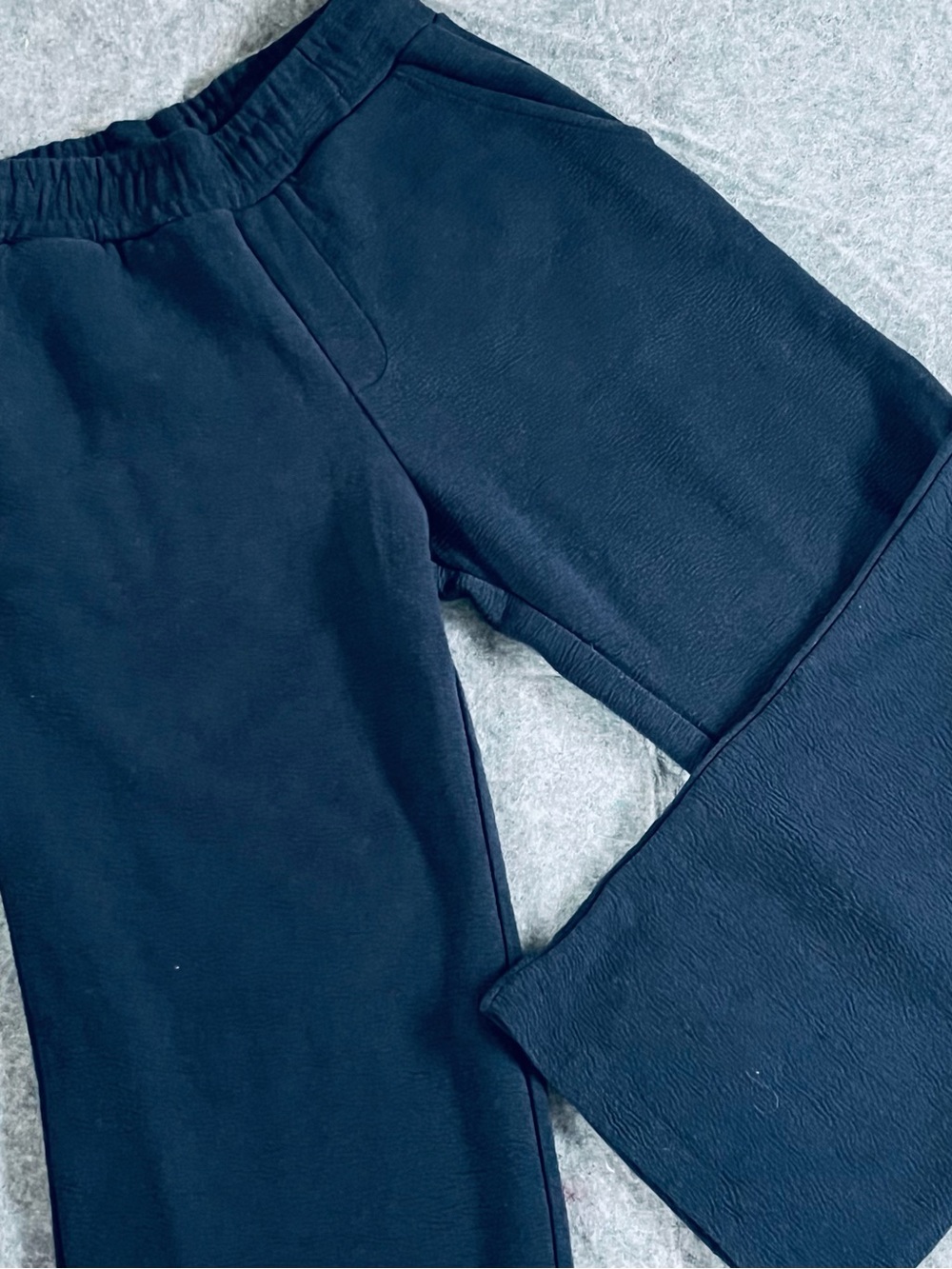 Zara womens Navy Blue Jogger-Style Sweatpants